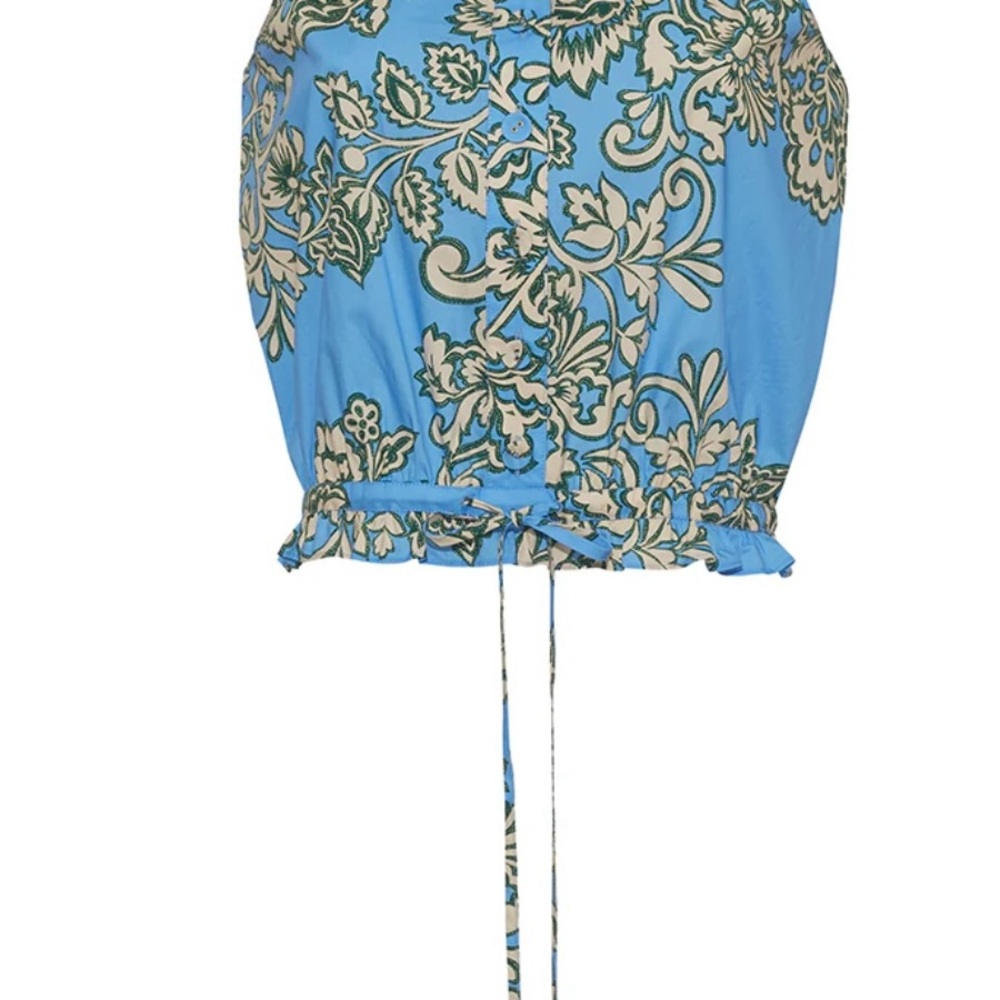 NWT - Cara Cara NYC - Herrington Blue Matching Set - maxi skirt and matching top - Picture 2 of 4